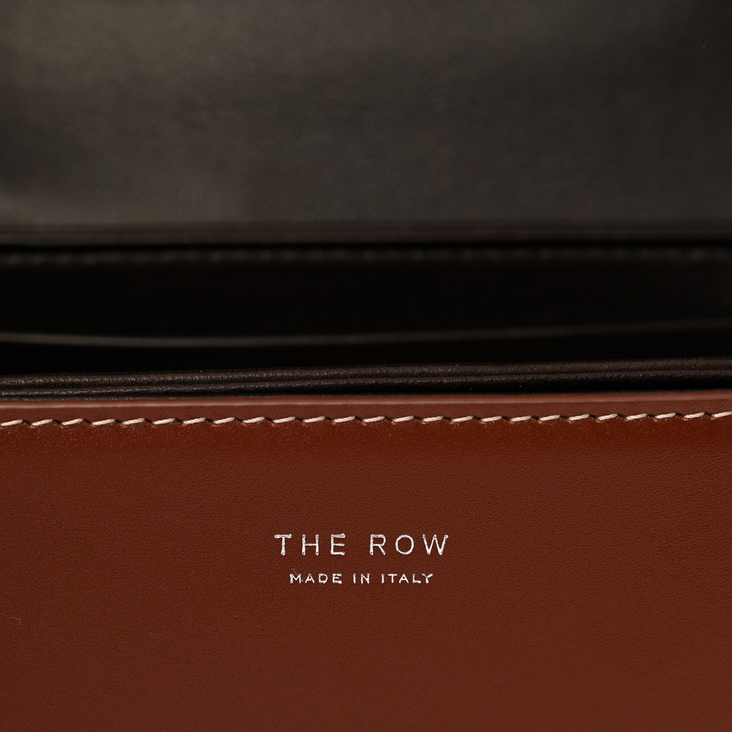 Polished Saddle Calfskin The Sofia 8.75 Crossbody Cherry Wood