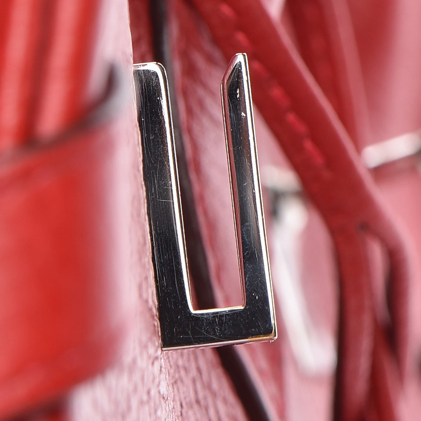 Taurillon Clemence Birkin 35 Rouge Casaque