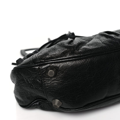 Balenciaga Agneau Arena Monochrome Small Le Cagole Shoulder Bag Black 9 of 11