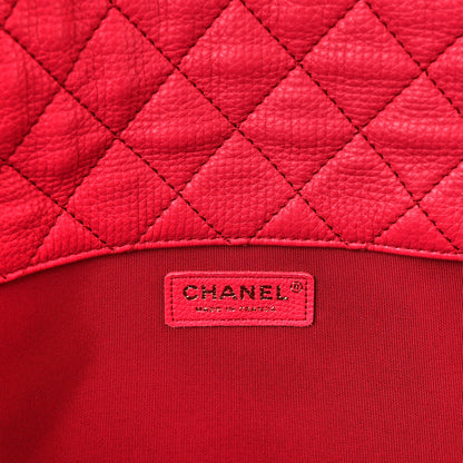 Chanel Calfskin Quilted Small XXL Travel Flap Bag Pink 4 of 9
