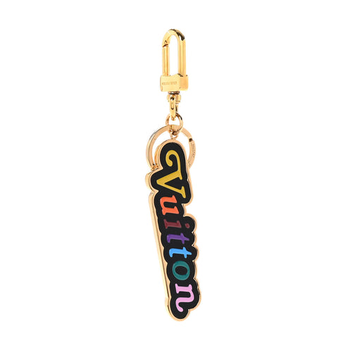New Wave Bag Charm Key Holder Multicolor