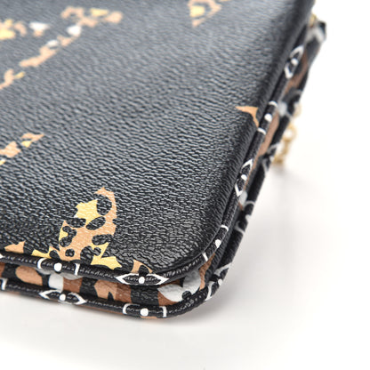 Louis Vuitton Monogram Giant Jungle Pochette Double Zip Black 9 of 10