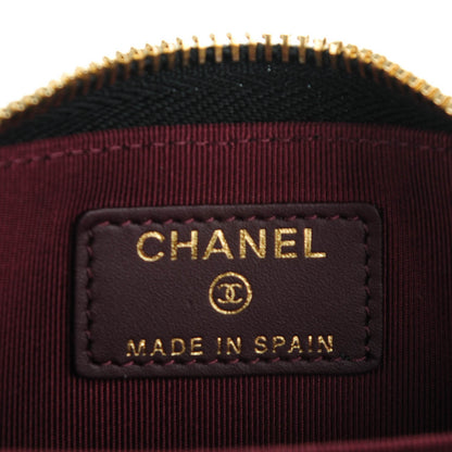 Chanel Caviar Quilted Zip Coin Purse Black 10 of 11