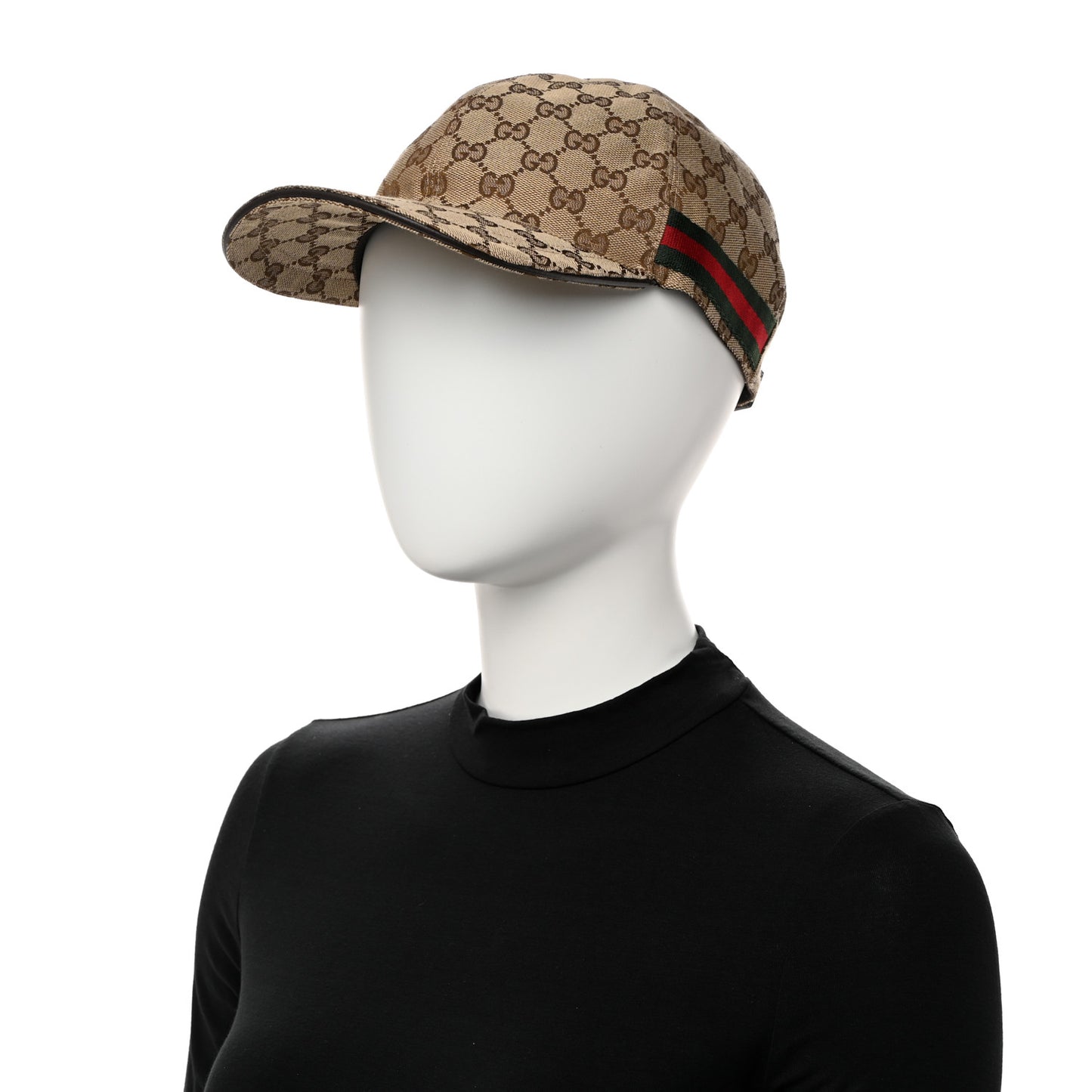 Monogram Web Baseball Hat XL Beige Cocoa