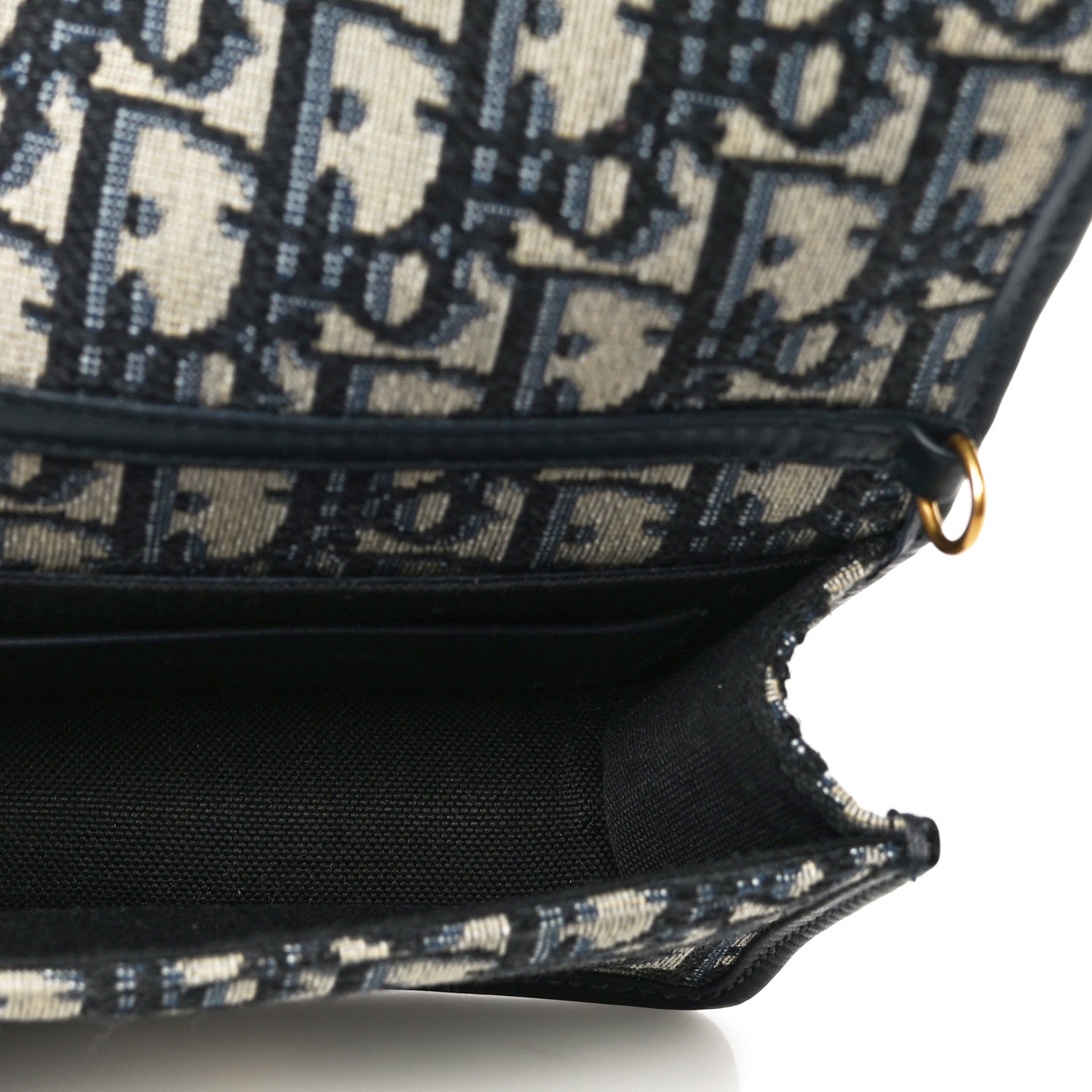 Christian Dior Oblique Nano 30 Montaigne Pouch Blue 7 of 10
