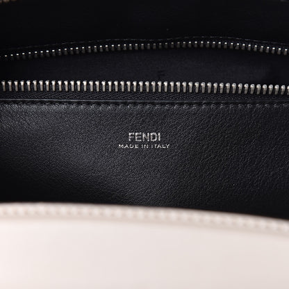 Fendi Vitello Baltico Dolce DotCom Satchel Latte Black 9 of 13
