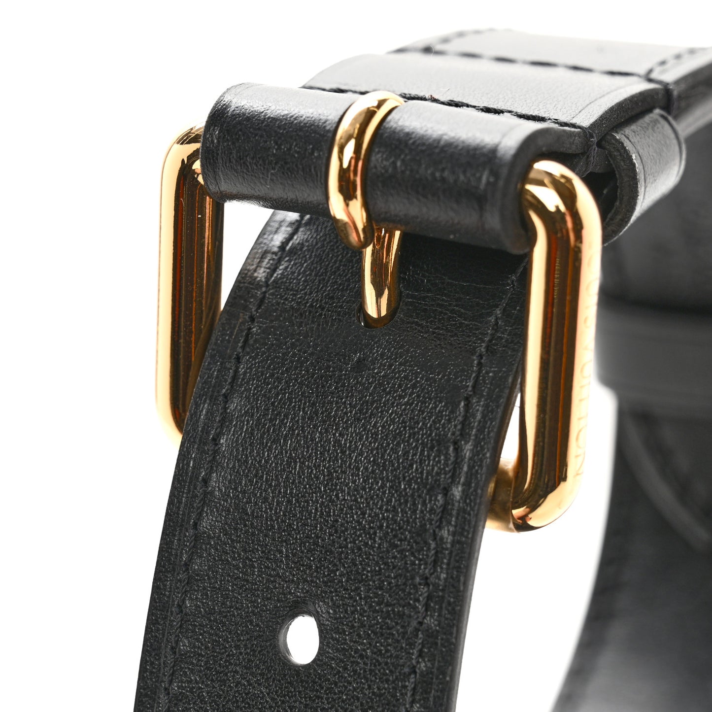 Calfskin Odeon PM Adjustable Shoulder Strap Black