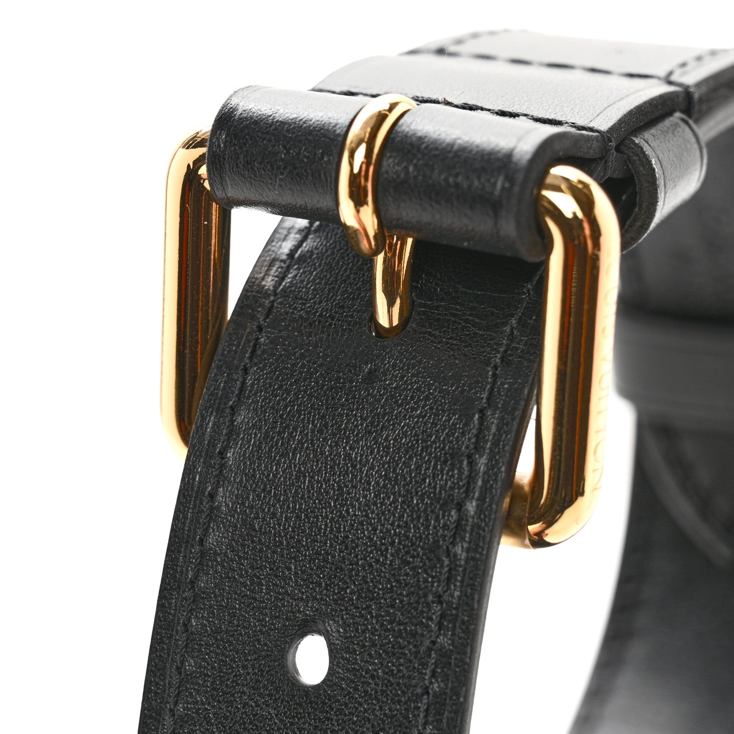 Louis Vuitton Calfskin Odeon PM Adjustable Shoulder Strap Black 8 of 8