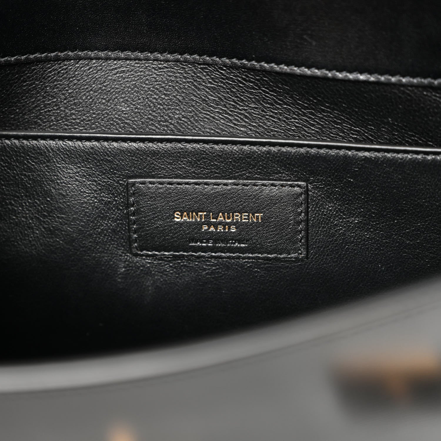 Saint Laurent Smooth Calfskin Manhattan Shoulder Bag Black 6 of 14