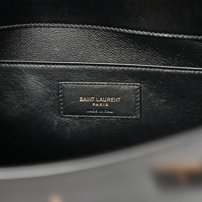 Saint Laurent Smooth Calfskin Manhattan Shoulder Bag Black 6 of 14