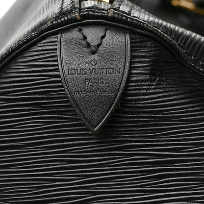 Louis Vuitton Epi Keepall 50 Black 5 of 7