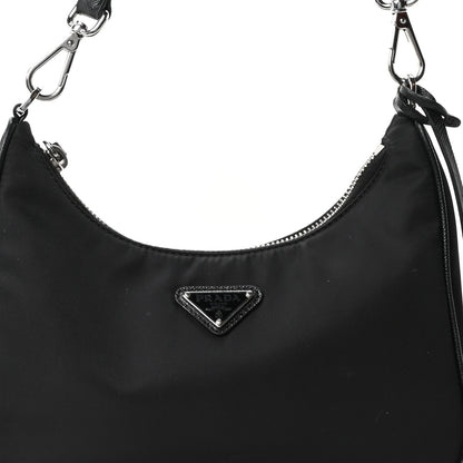 Prada Re-Nylon Saffiano Re-Edition 2005 Shoulder Bag Black 8 of 10