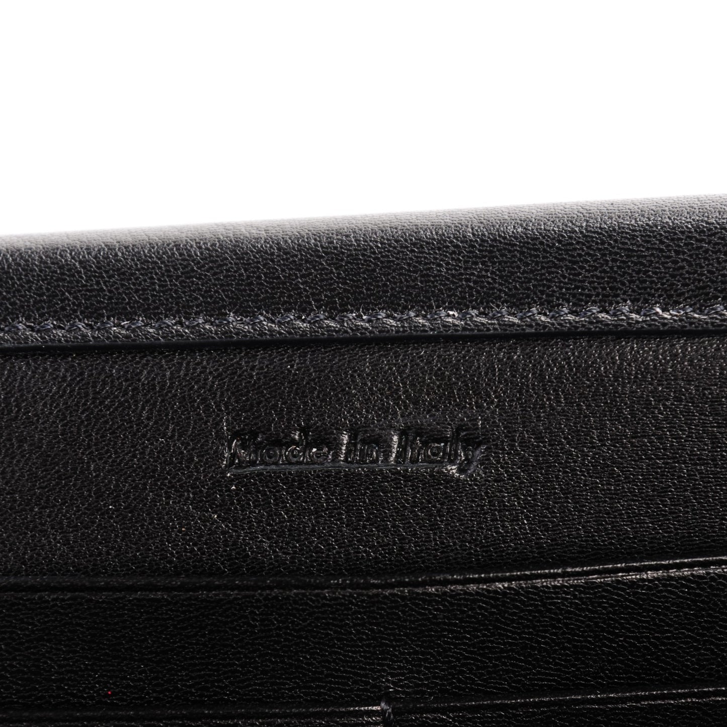 Smooth Calfskin Orb Clutch Khaki