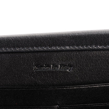 Celine Smooth Calfskin Orb Clutch Khaki 6 of 8