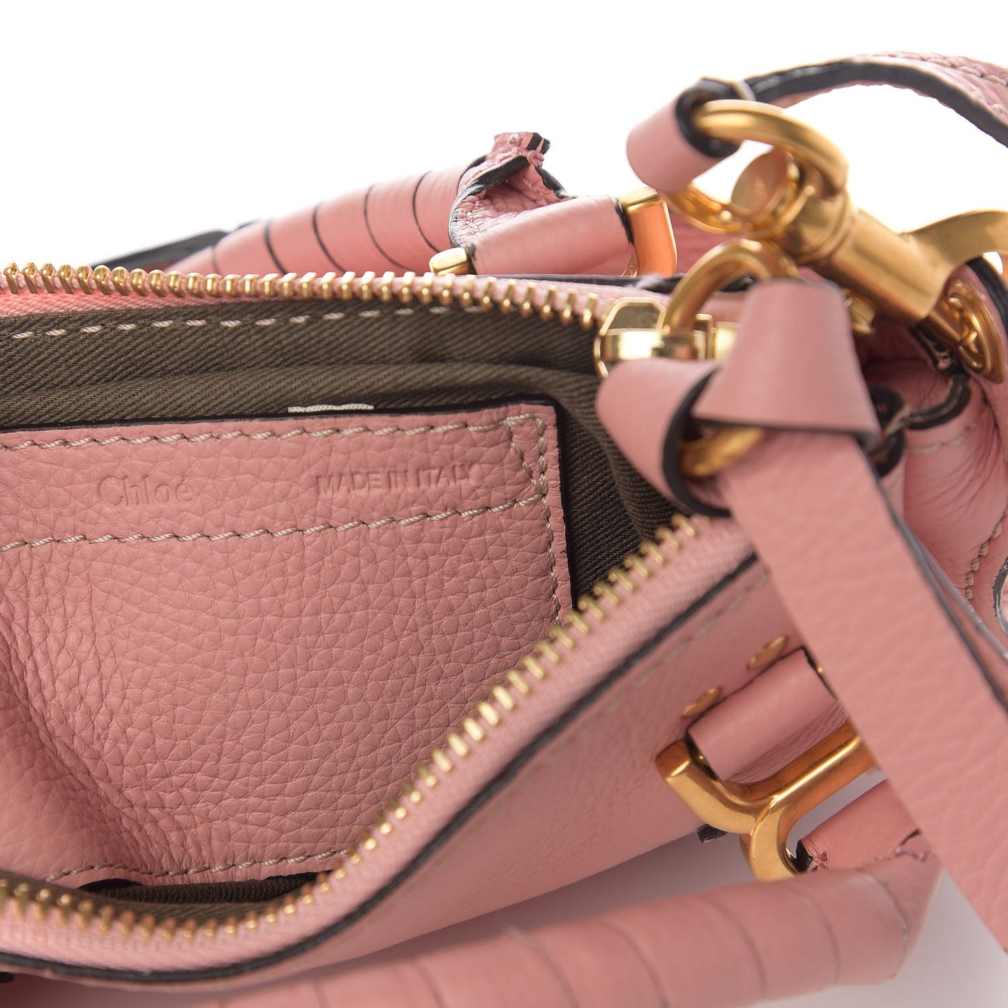 Calfskin Mini Marcie Satchel Anemone Pink
