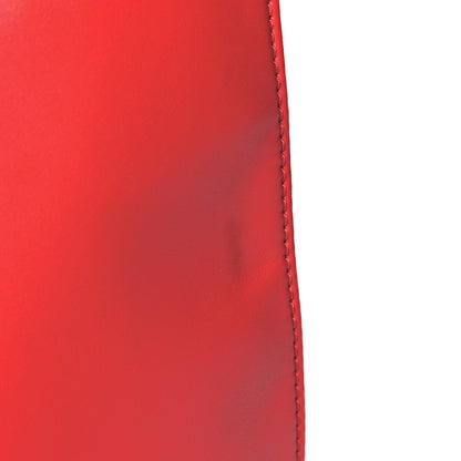 Telfar Vegan Leather Medium Shopping Bag Red 13 of 14