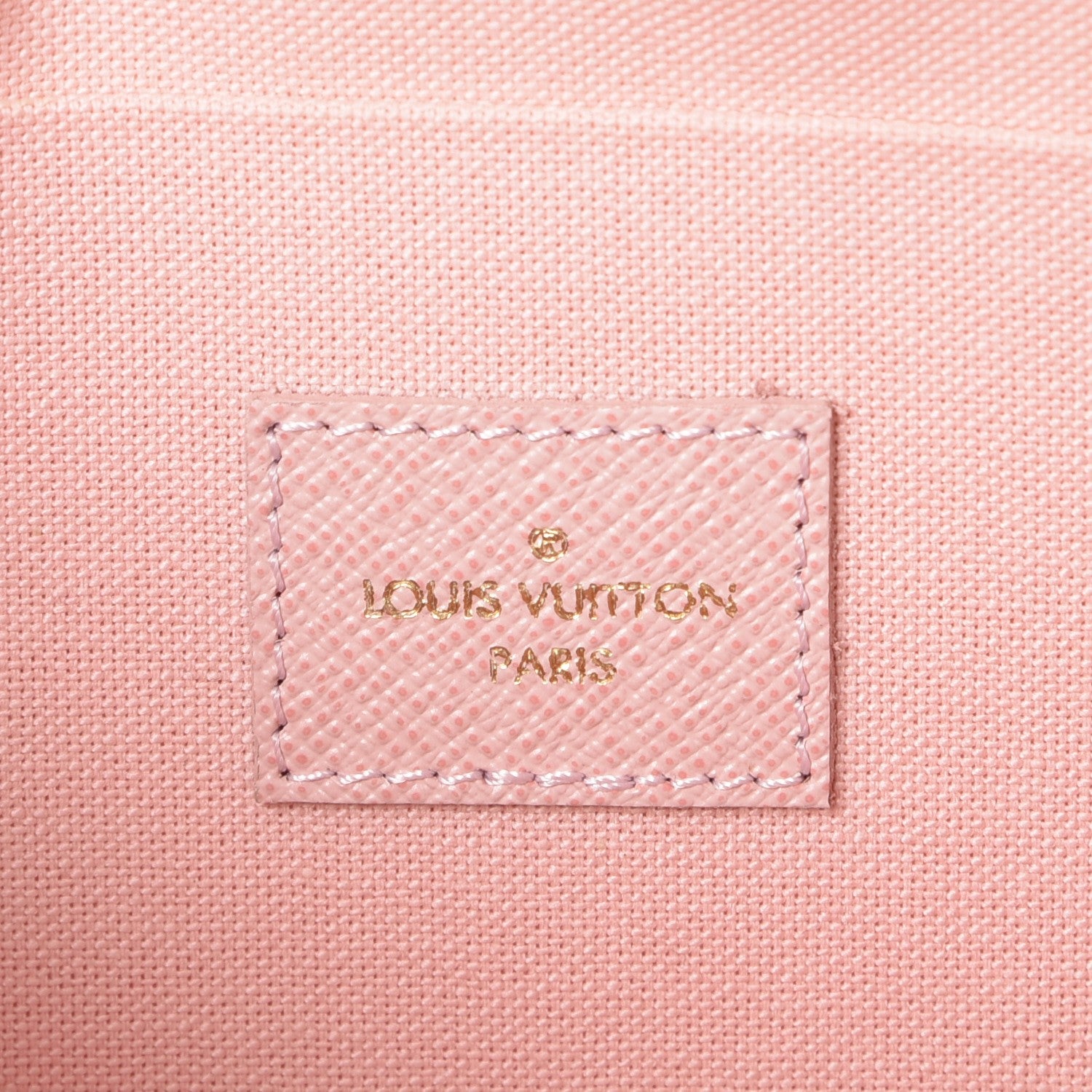 Louis Vuitton Damier Azur Pochette Felicie Chain Wallet Rose Ballerine 6 of 8