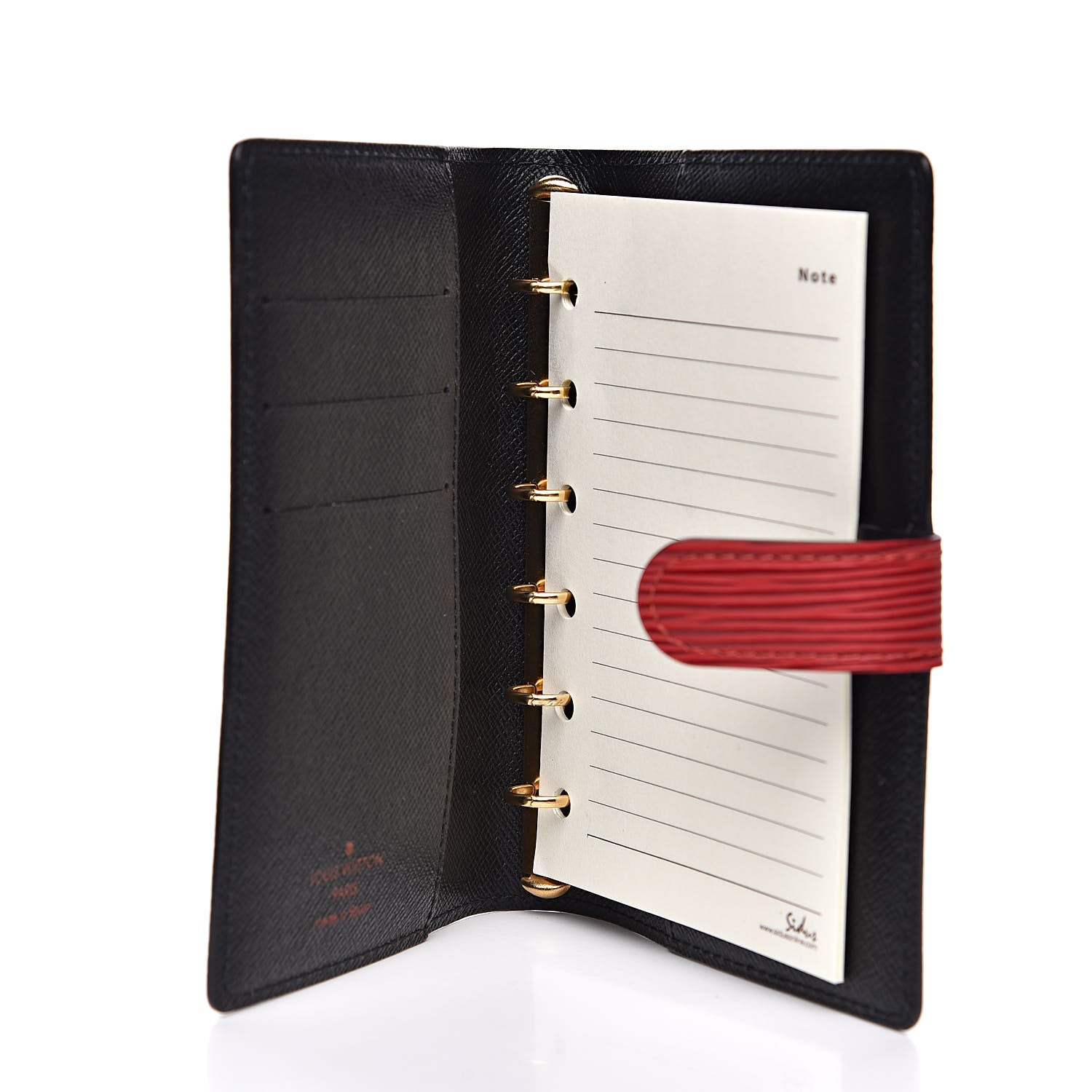 Louis Vuitton Epi Small Ring Agenda Castillan Red 5 of 7