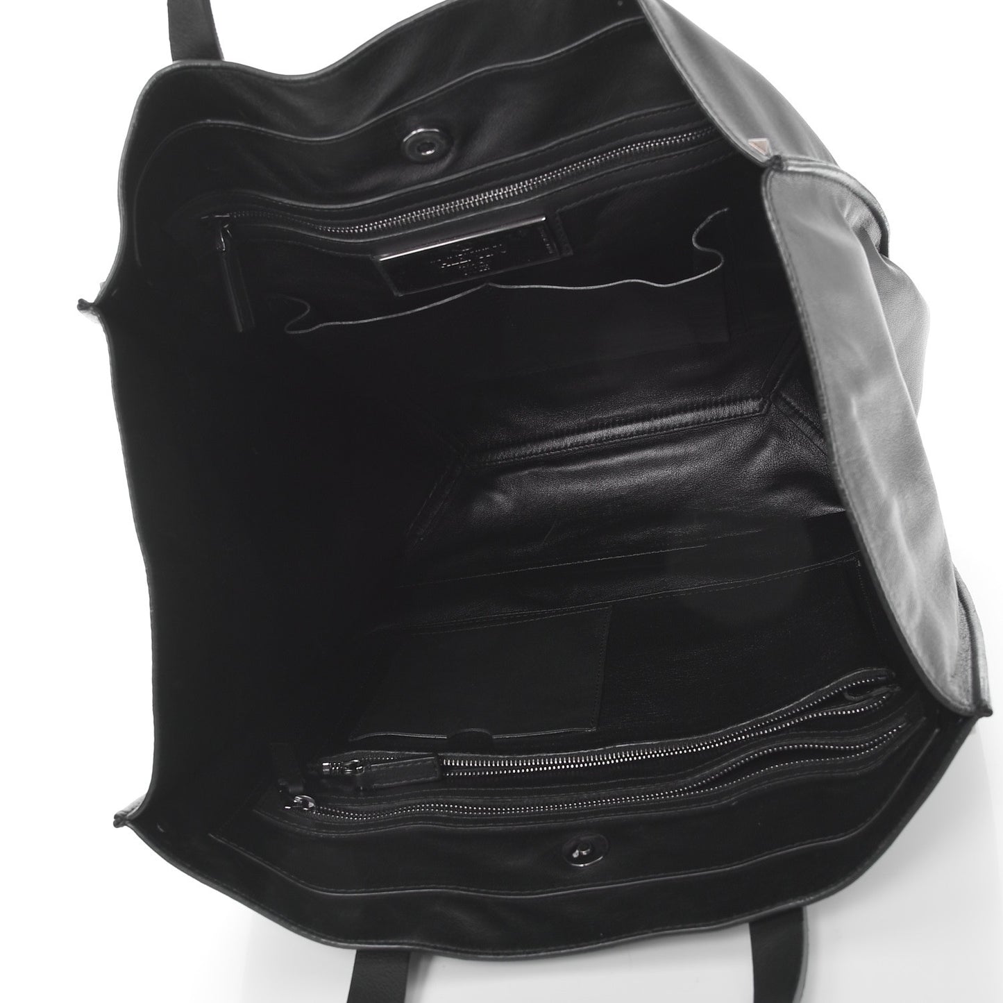 Nappa Rockstud Vertical Tote Black