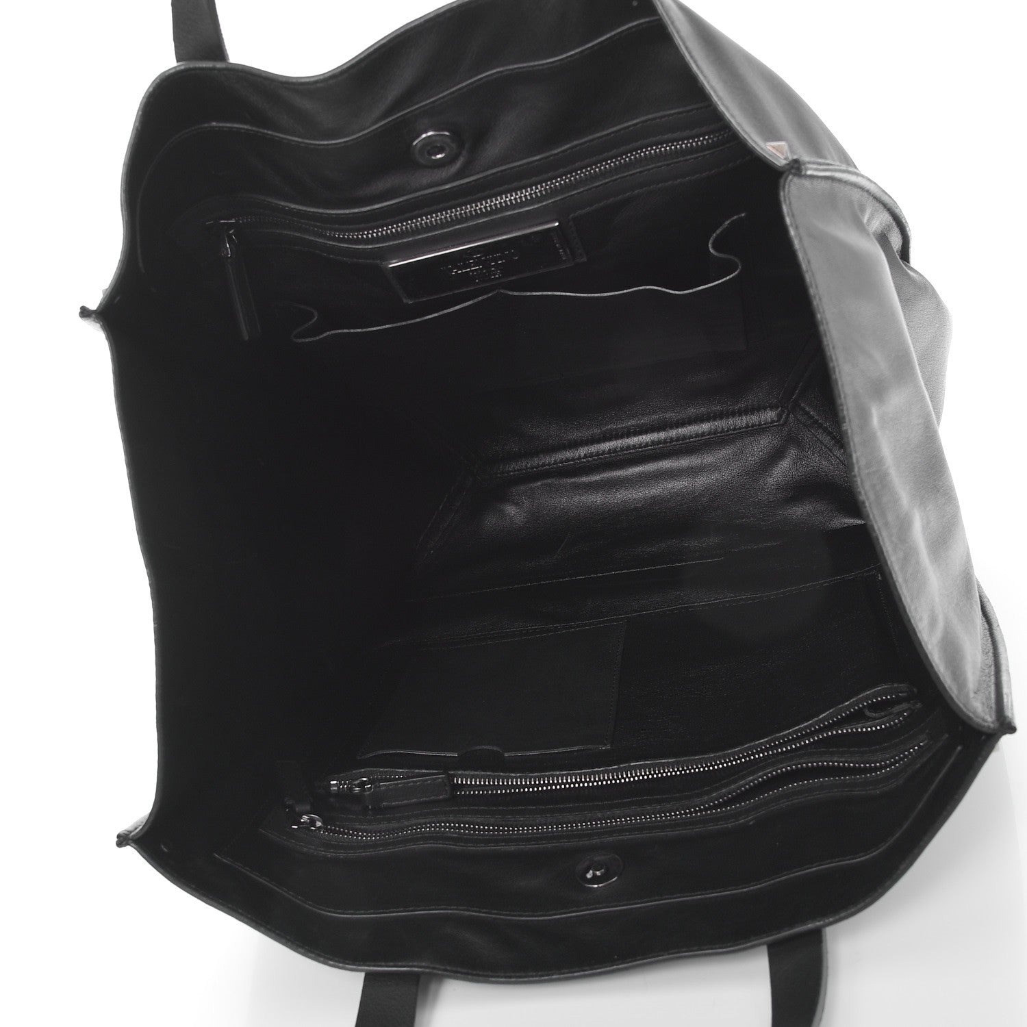 Valentino Garavani Nappa Rockstud Vertical Tote Black 5 of 17