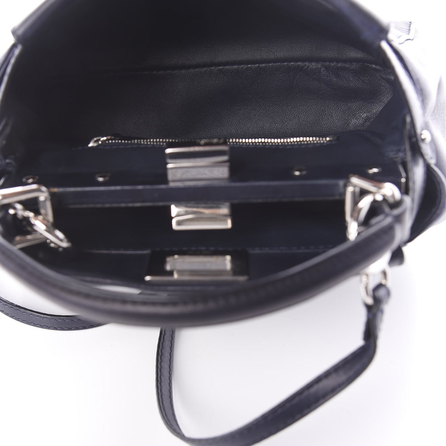Nappa Mini Peekaboo Iconic Satchel Dark Blue