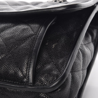 Chanel Caviar Quilted Large French Riviera Flap Black 10 of 10