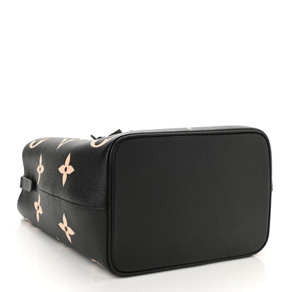 Louis Vuitton Empreinte Monogram Giant Neonoe MM Black Beige 5 of 9