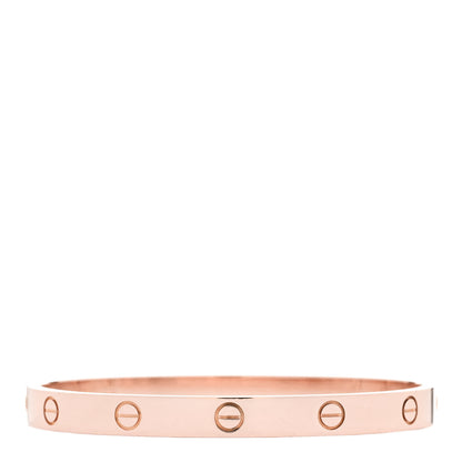 Cartier 18K Pink Gold LOVE Bracelet 18 2 of 5