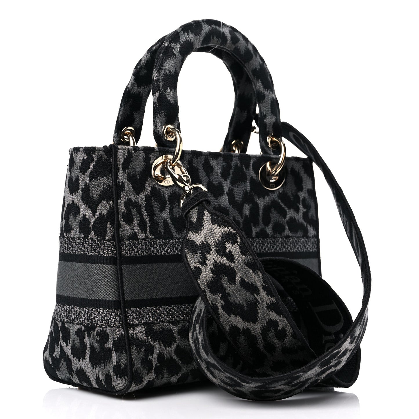 Canvas Mizza Embroidered Medium Lady D-Lite Gray