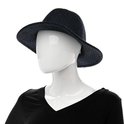 Hermes Wool Chevron Hat 57 2 of 9