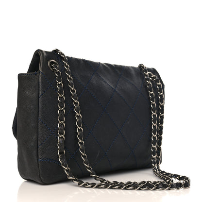 Chanel Caviar Outdoor Ligne Flap Navy 3 of 10