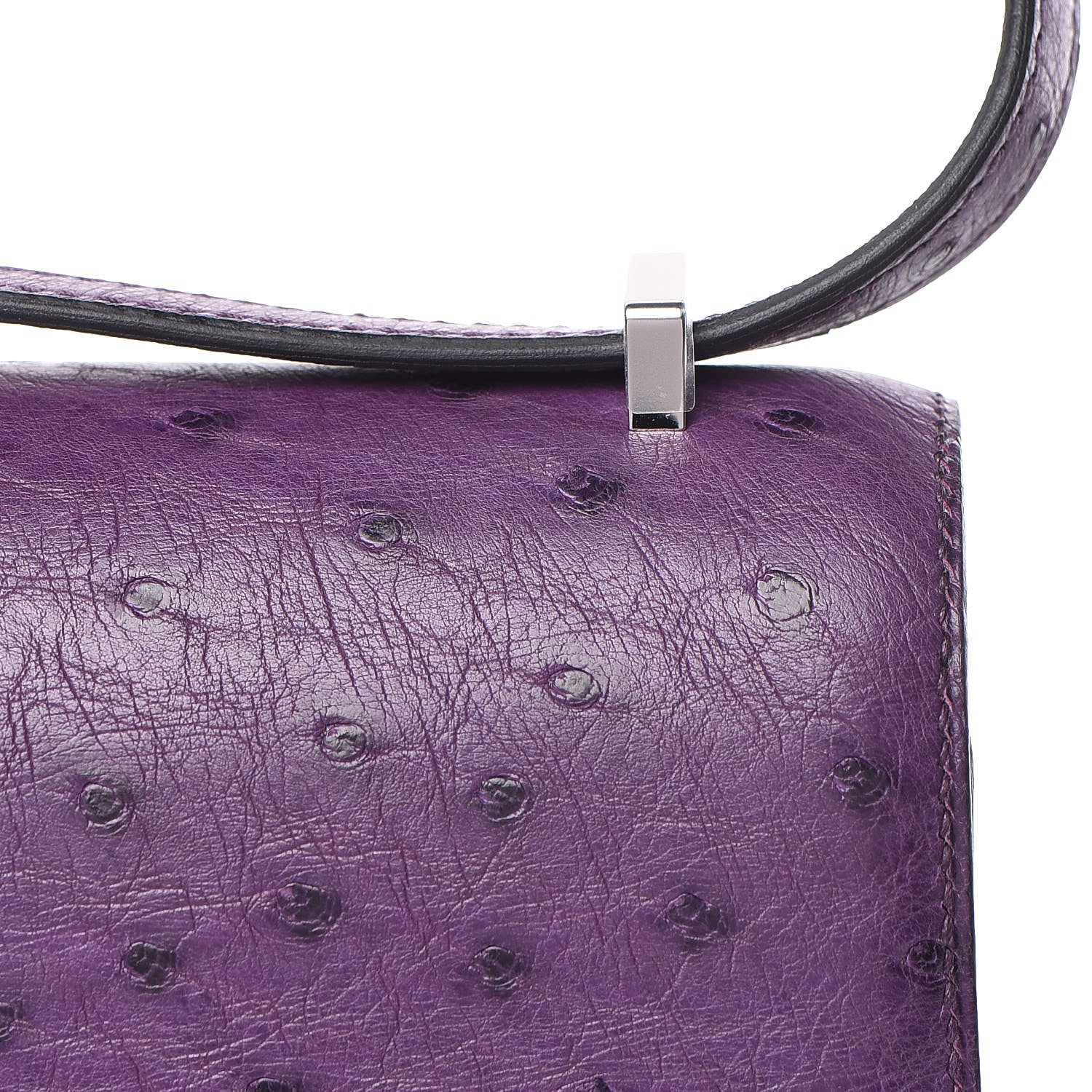 Hermes Ostrich Constance 18 Violine 18 of 20