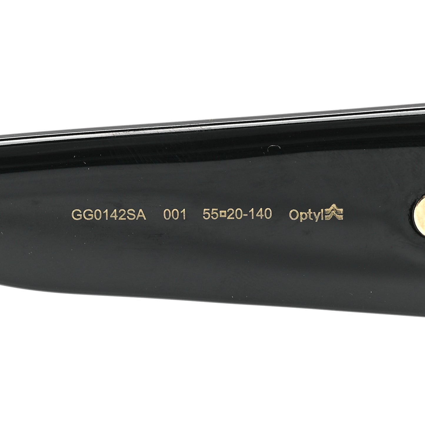 Acetate Square Frame Sunglasses GG0142SA Black
