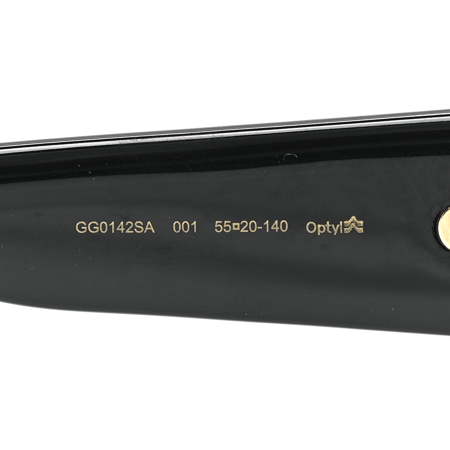 Gucci Acetate Square Frame Sunglasses GG0142SA Black 7 of 7