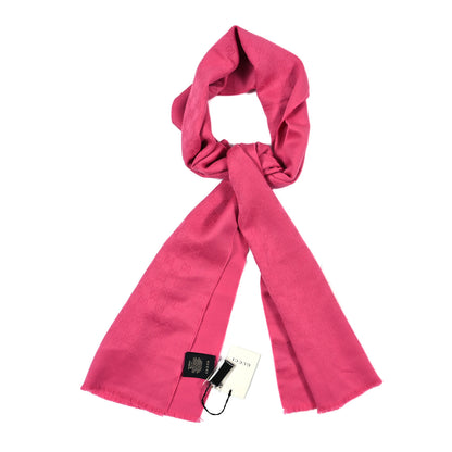 Gucci Cashmere GG Monogram Gem Lux Scarf Fuxia 1 of 3