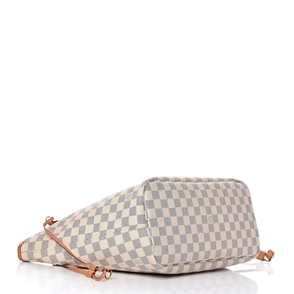 Louis Vuitton Damier Azur Neo Neverfull MM Rose Ballerine 4 of 19