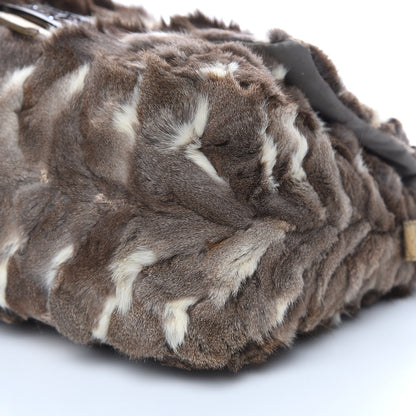 Fendi Rabbit Fur Mama Baguette Bag 8 of 17
