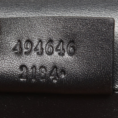 Gucci Calfskin Super Mini Sylvie Chain Shoulder Bag Black 9 of 9