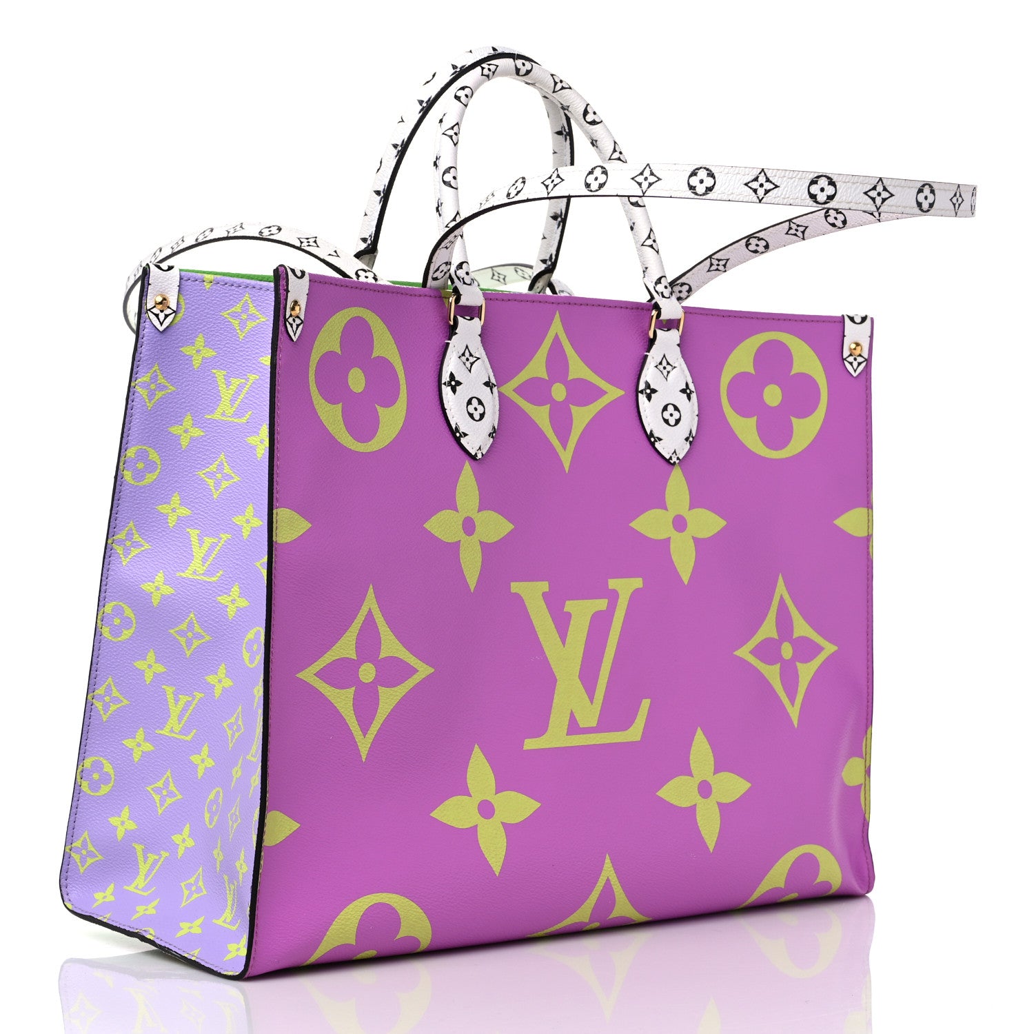 Louis Vuitton Monogram Giant Onthego GM Pink Lilac 3 of 11