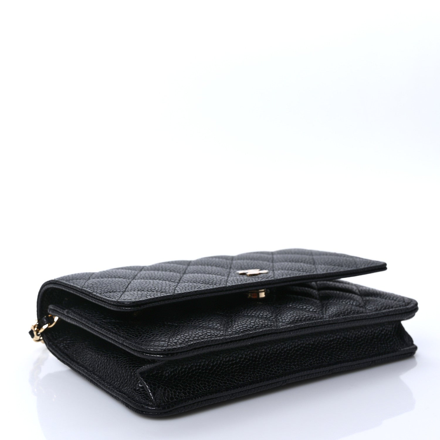 Chanel Caviar Quilted Wallet on Chain WOC Black 4 of 10