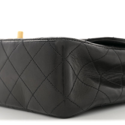 Chanel Lambskin Quilted Medium Rectangular Kelly Flap Bag Black 9 of 11