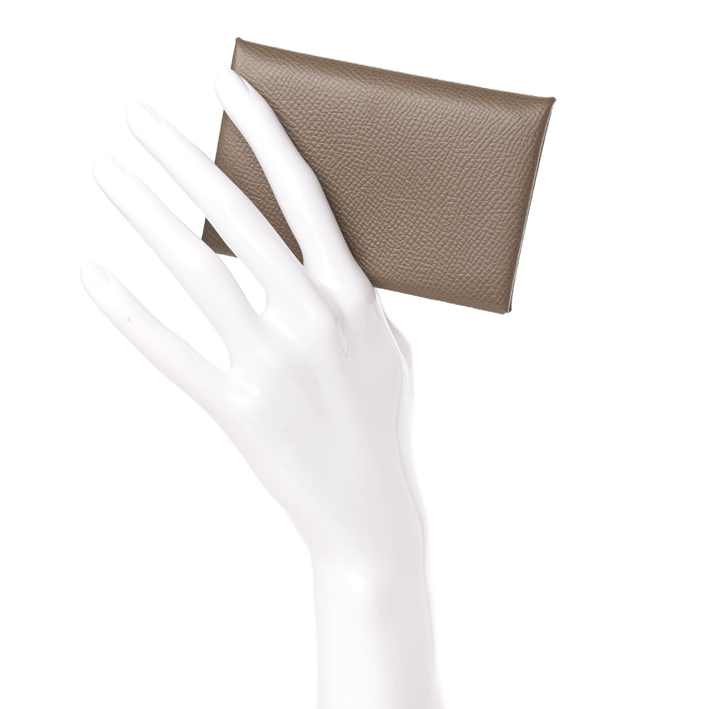 Epsom Calvi Card Case Etoupe