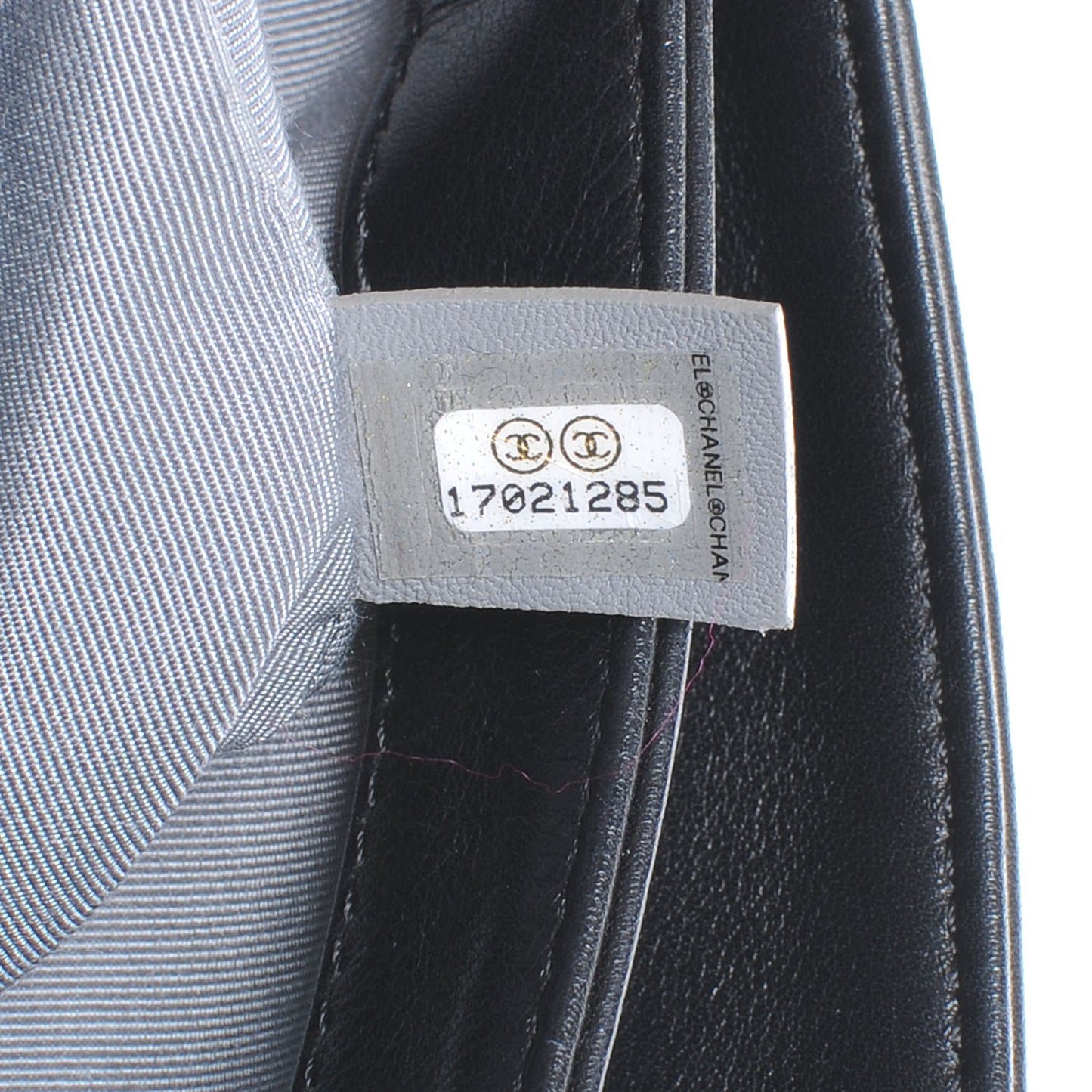 Calfskin Coco Pleats Flap Black