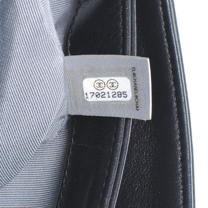 Chanel Calfskin Coco Pleats Flap Black 7 of 7