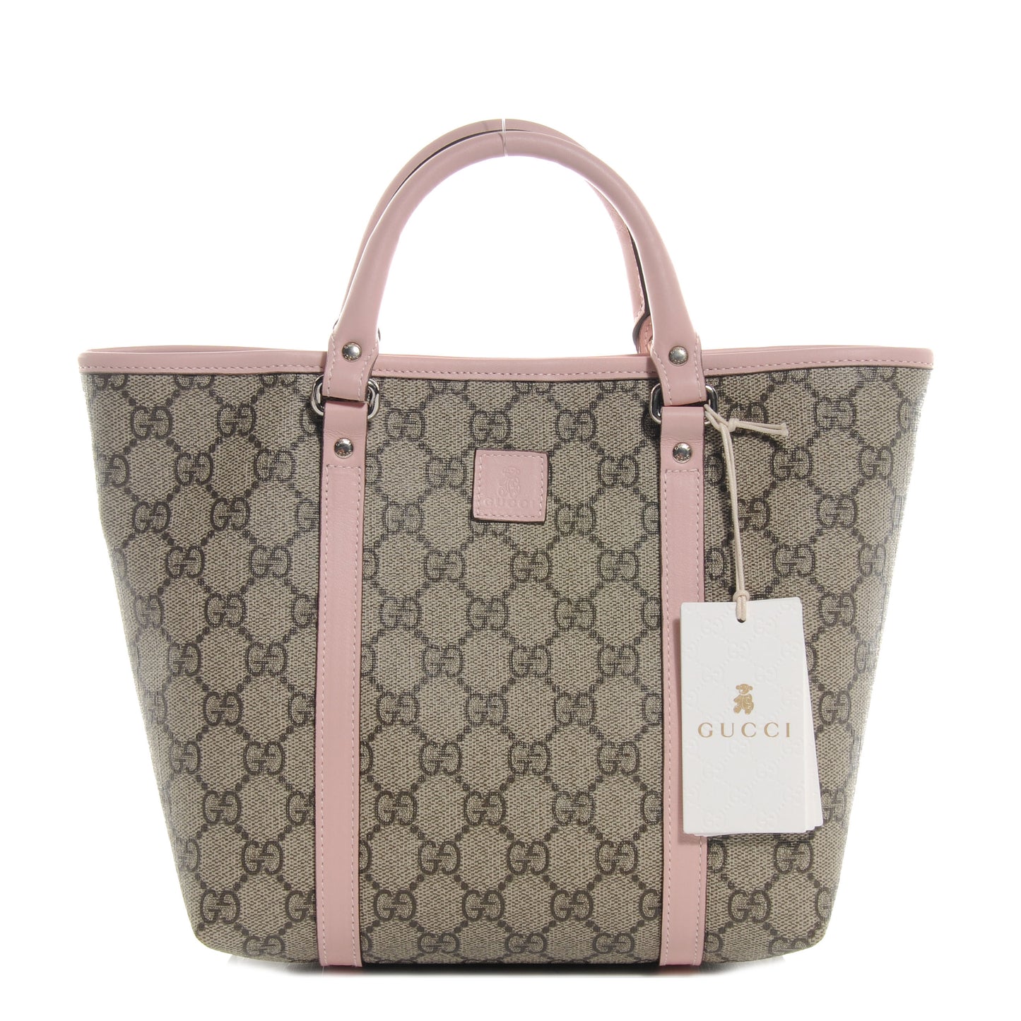 GG Supreme Monogram Childrens Tote Pink