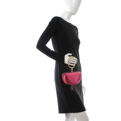 Chloe Calfskin Small Nile Bracelet Minaudiere Bag Fuchsia Rose 3 of 8
