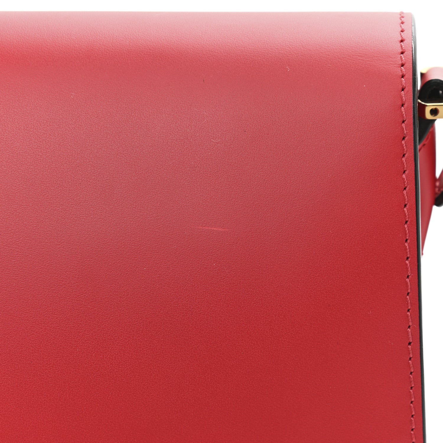 MCM Calfskin Patricia Small Crossbody Bag Red 10 of 10