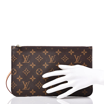 Louis Vuitton Monogram Neverfull MM GM Pochette 2 of 7