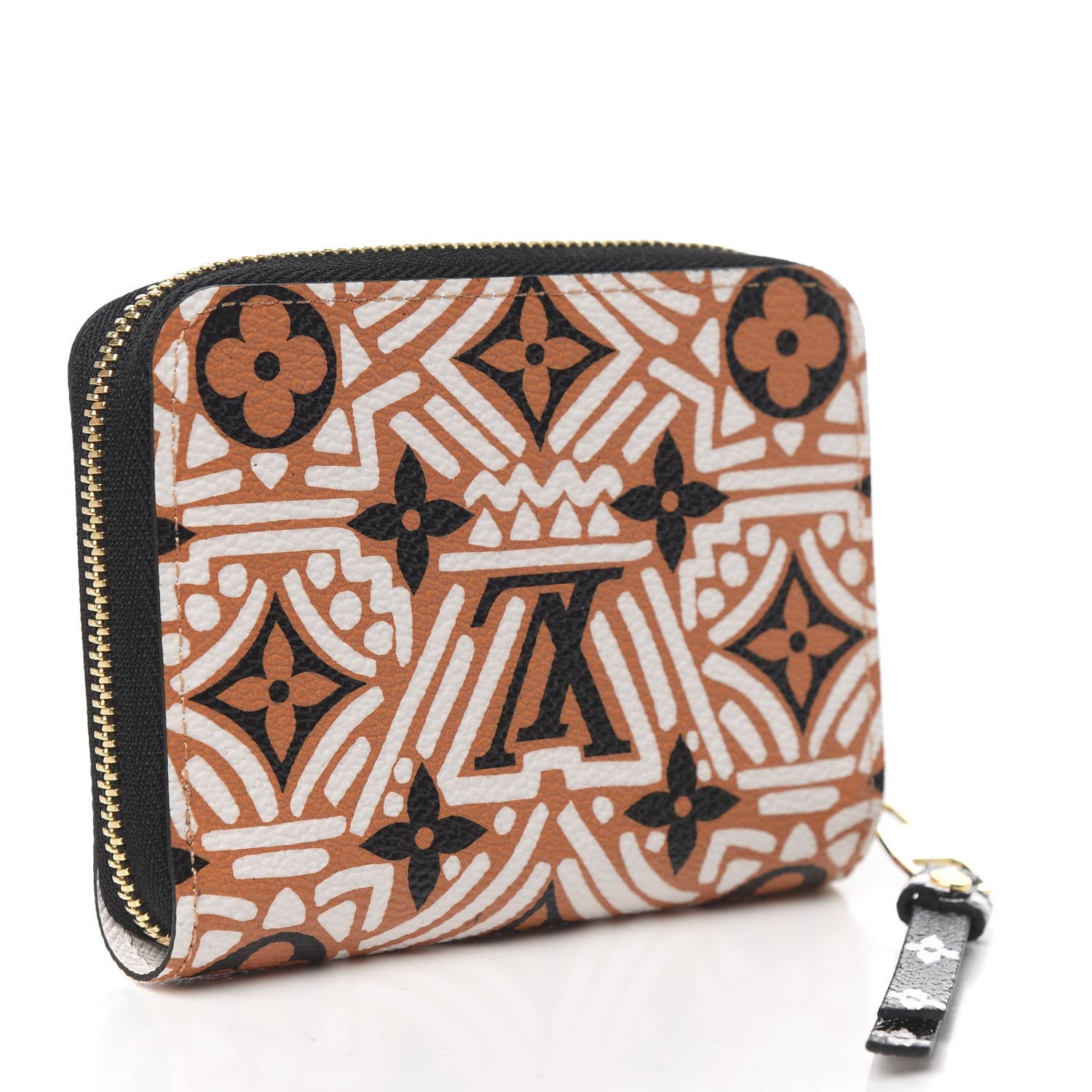 Louis Vuitton Monogram Giant Crafty Zippy Coin Purse Creme Caramel 2 of 7