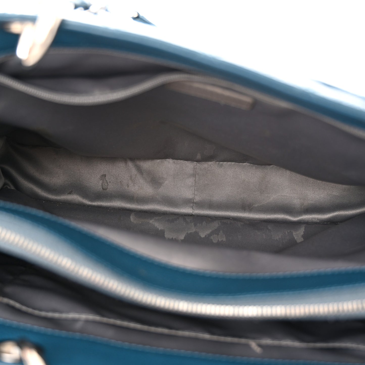 Caviar Quilted Grand Shopping Tote GST Dark Blue